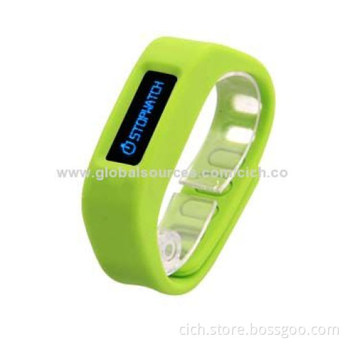 Smart Bluetooth Bracelet, 0.91-inch OLED, Bluetooth 2.1 Sync to Mobile, Pedometer, Sleep Monitoring